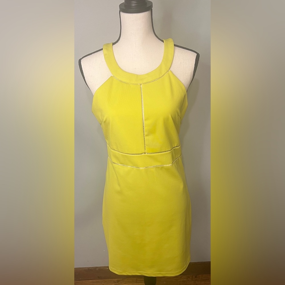 NWT Just Me Halter Lime Dress Size Large